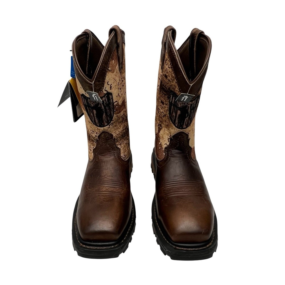 Cody James Vibram PR Comp Steel Toe Boot Brown Men's Size 11D God Family Country